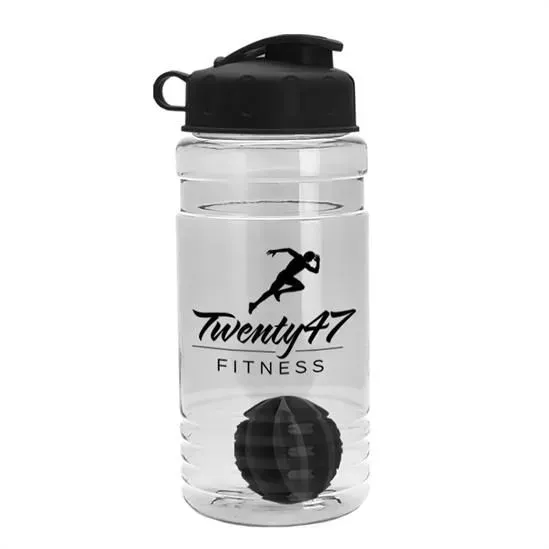 Groove Tritan® Shaker Bottle with Flip-Top Lid and Mixing Ball (20 oz.)