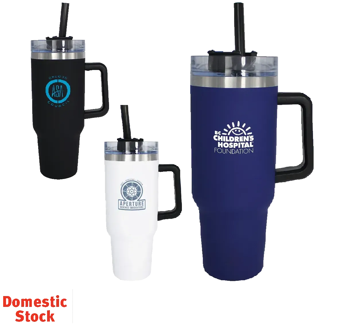 40oz Custom Branded Halcyon Double Wall Vacuum Insulated Stainless Steel Mug