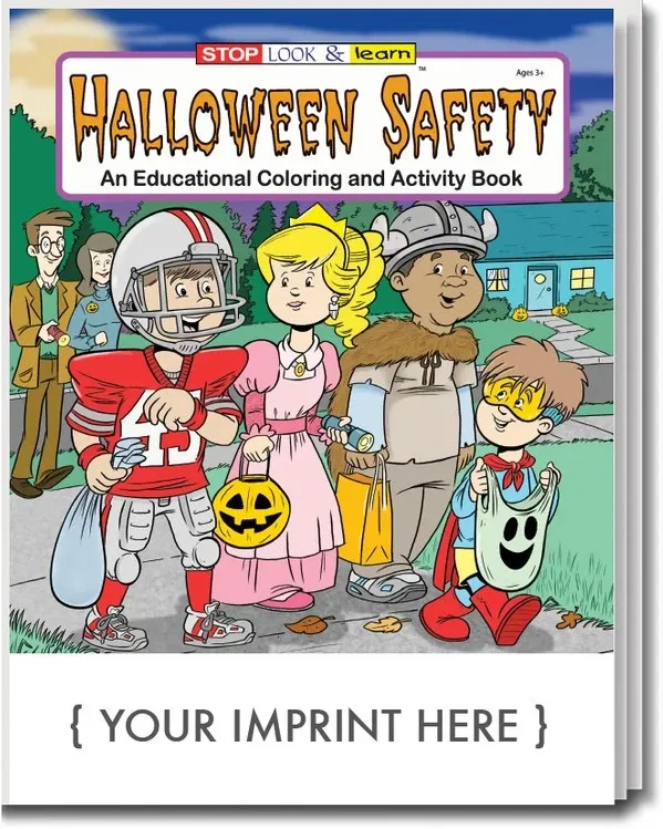 Halloween Safety Coloring Book