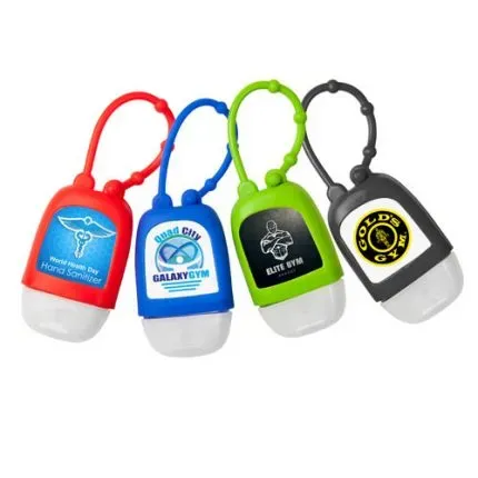 Hand Sanitizer with Silicone Strap