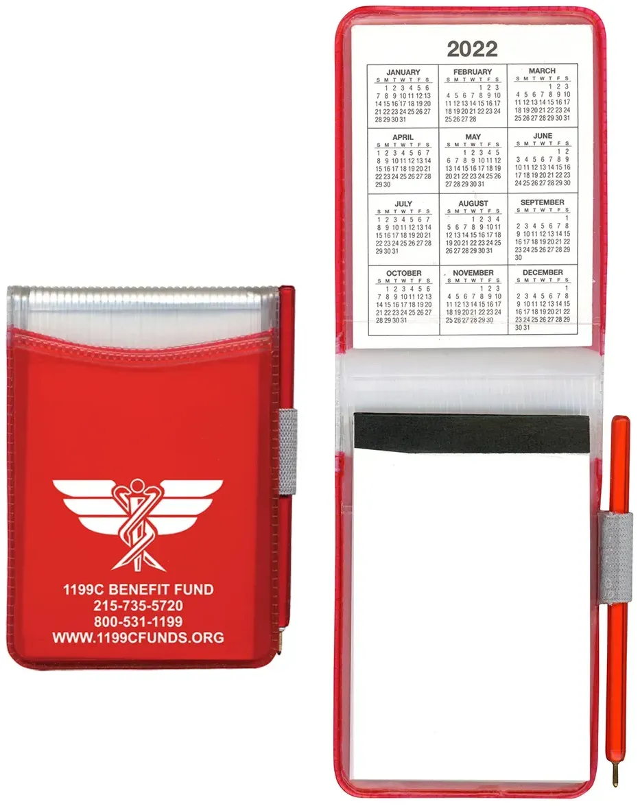 Custom Memo Book Set - Personalized Hardcover with Matching Pen (100-page pad)