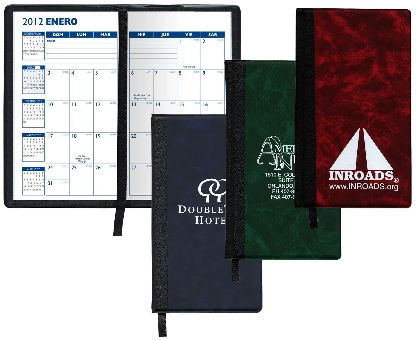 Personalized Logo Spanish Monthly Planners
