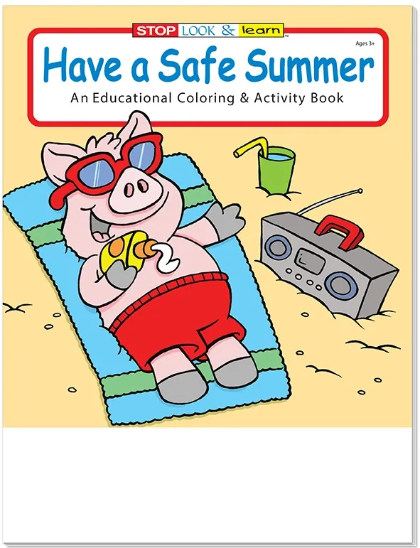 Have a Safe Summer Coloring Book