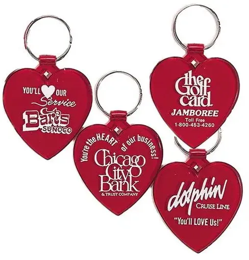 Promotional Heart Key Tag