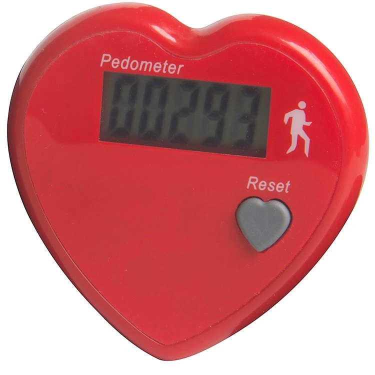 Custom Heart Shaped Pedometer