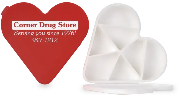 Custom Heart Pill Box