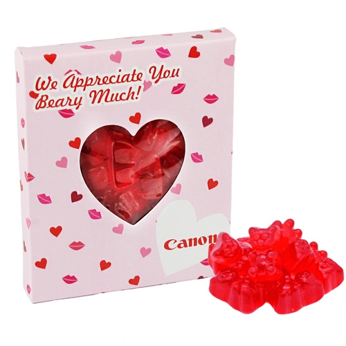 Heart-Shaped Gift Box with Viewing Window