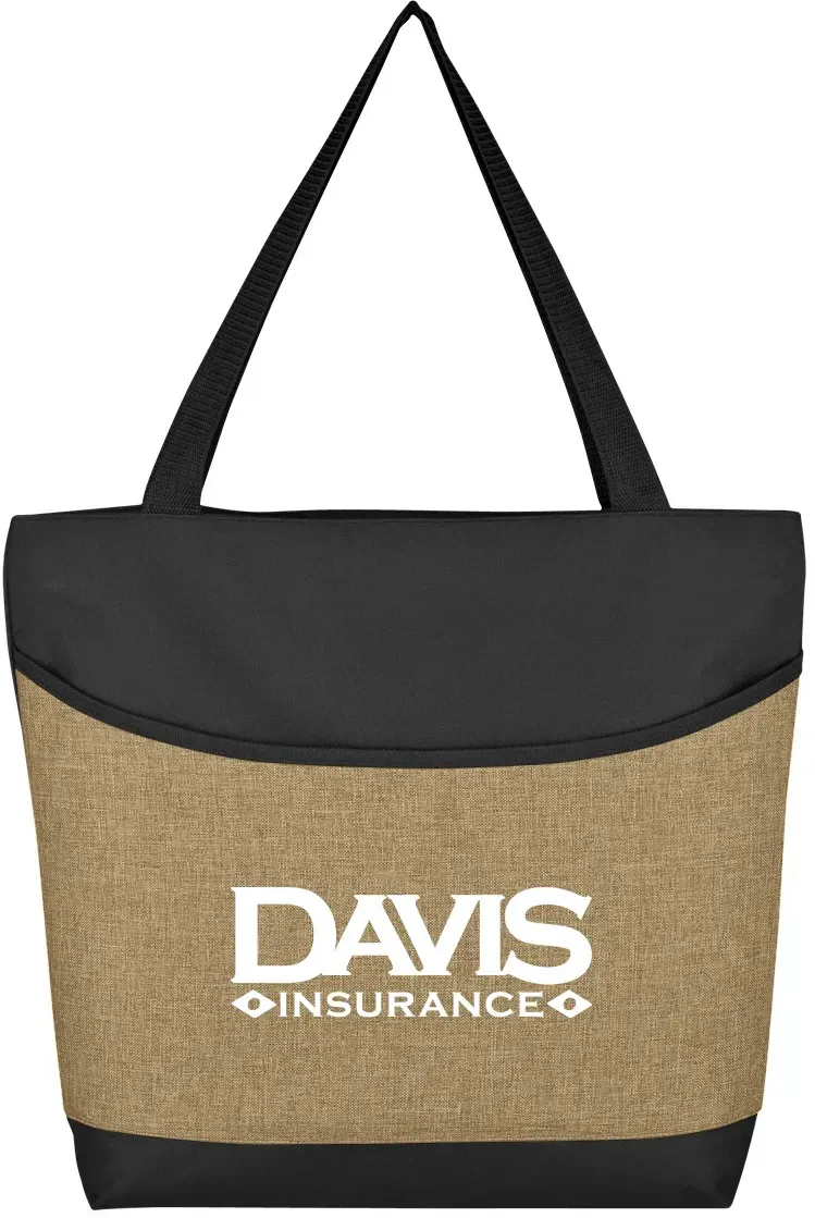 Custom High Line Two-Tone Tote Bag