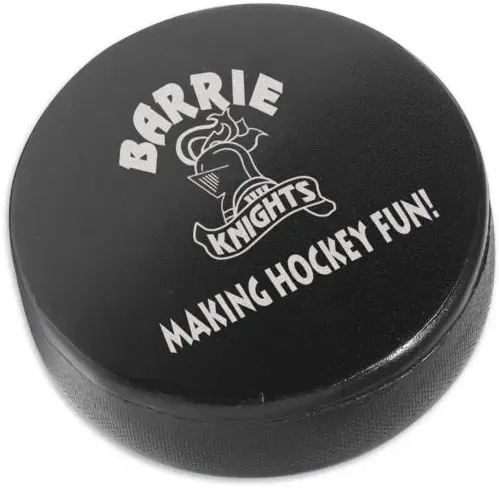 Hockey Puck Shaped Stress Reliever