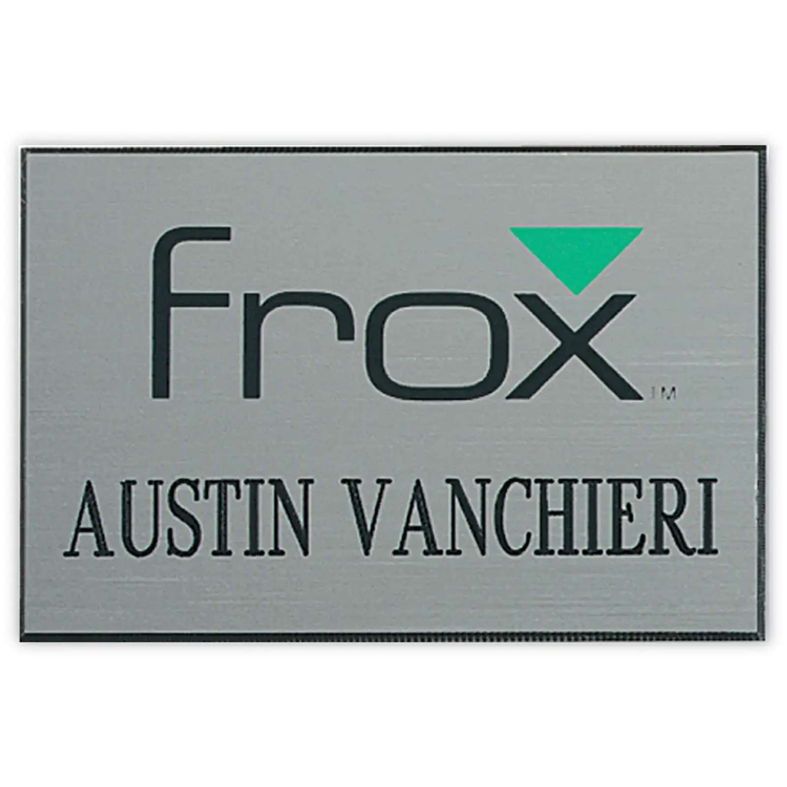 Hollywood Name Badge (Custom sized between 6 and 9 sq. in.)