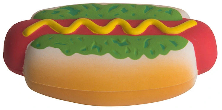 Customized Hot Dog Stress Reliever