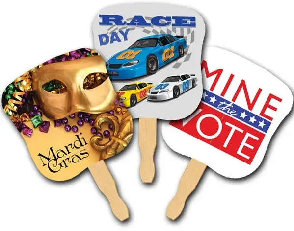  Hourglass Shape Hand Fan