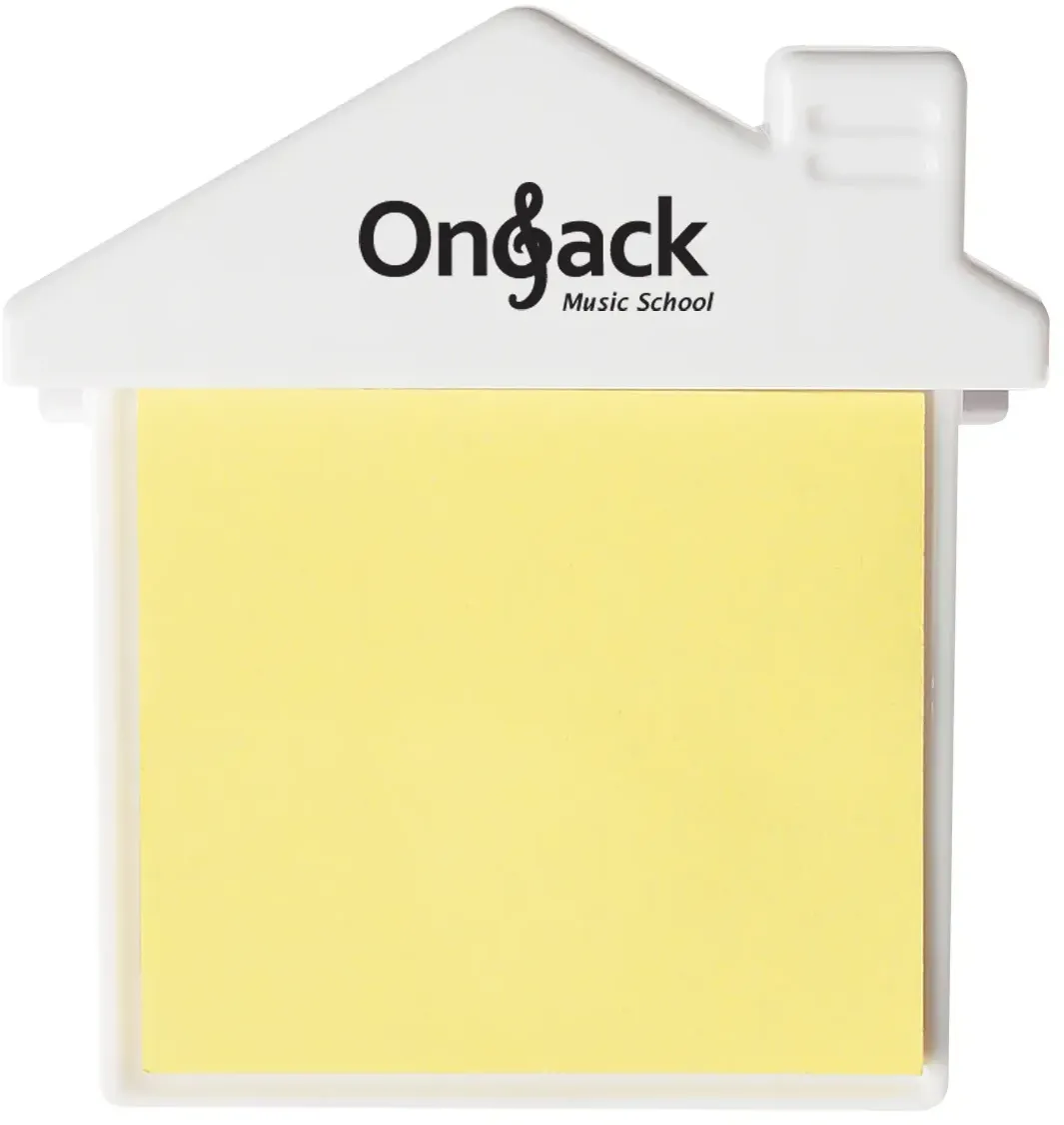 House Clip With Sticky Notes