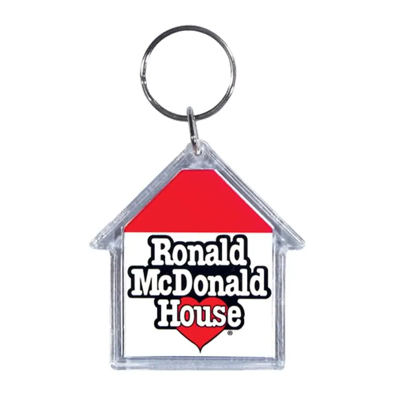 House Shape Acrylic Keytag (2 1/4")