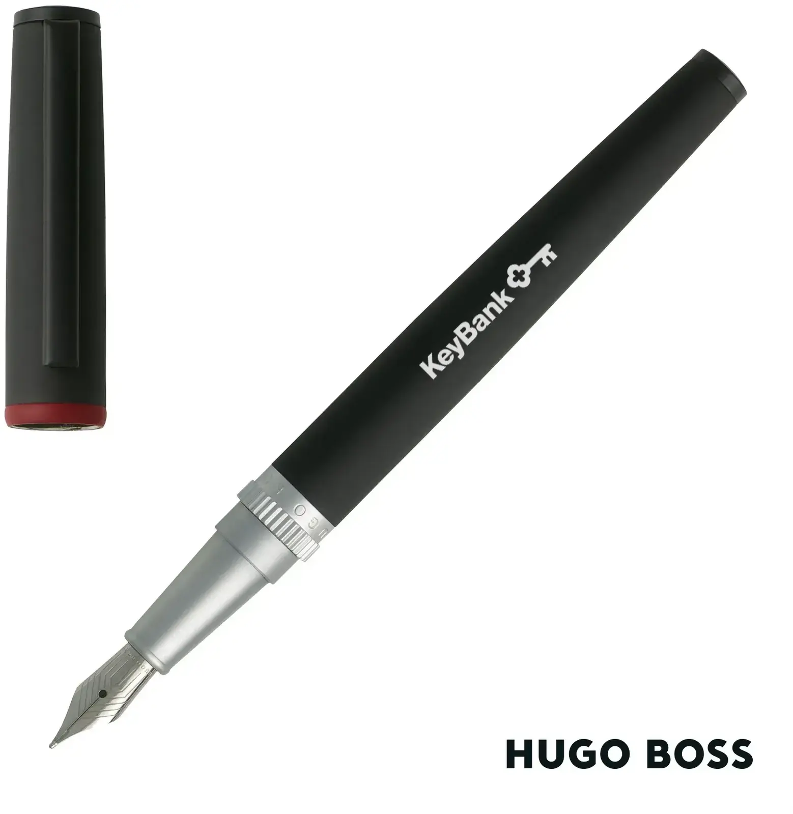 Hugo Boss Gear Chrome Custom Branded Pen - Active Design Expertly Crafted