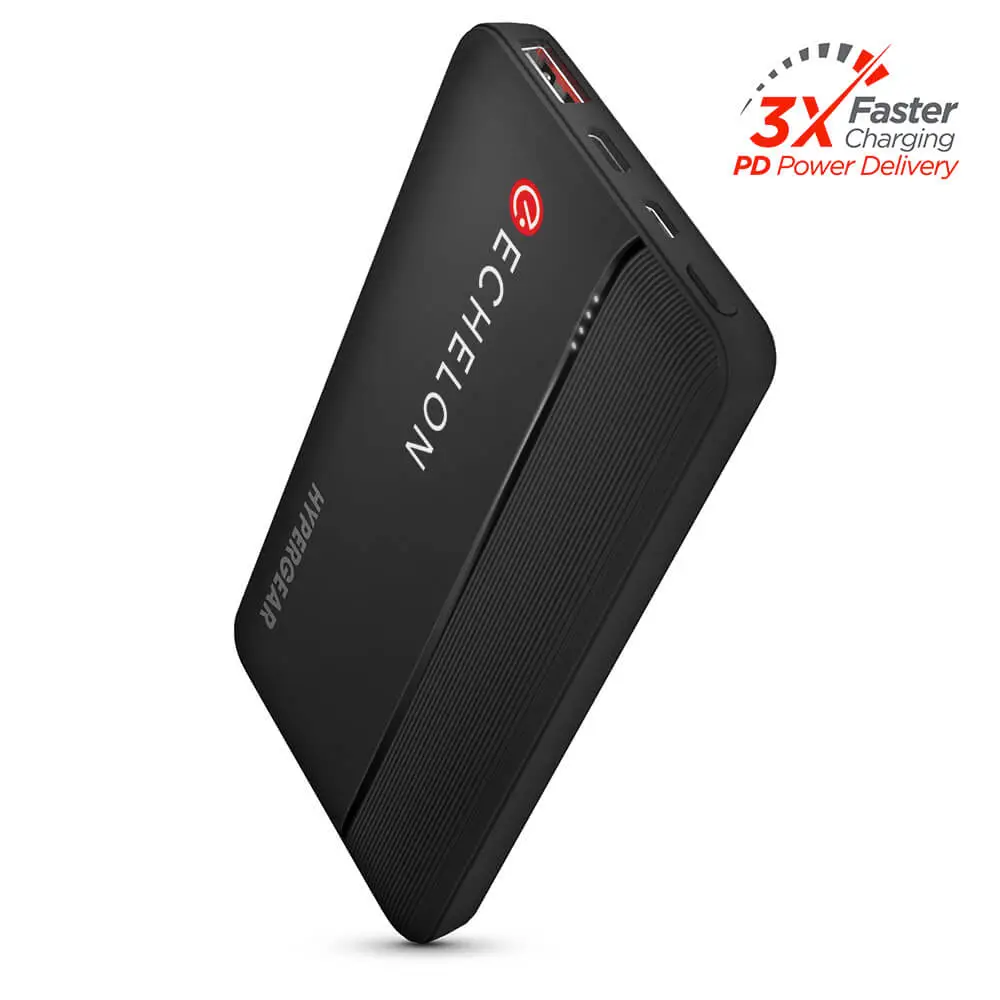 Hypergear Fast Charge Power Bank with Usb-C - Black