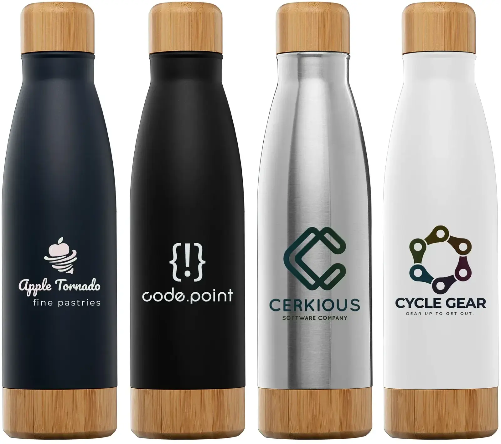 Ibiza Bamboo - 22 oz. Double-Wall Stainless Bottle