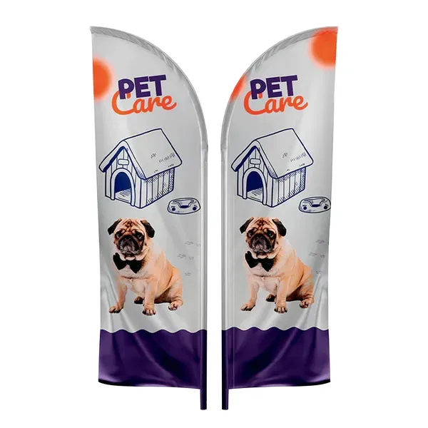 IMPORT 15' Double-Sided Feather Flag