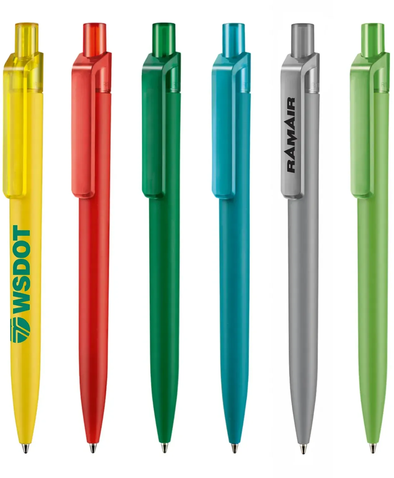 Personalized ST Soft Touch Ballpoint Pen with Color Accents