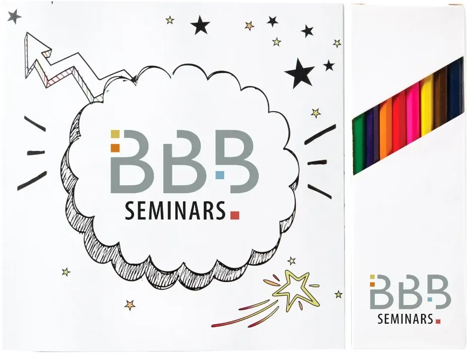 Inspirational Coloring Book & 8 Color Pencil Set