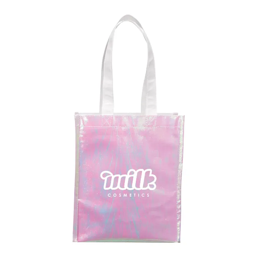 Custom Iridescent Non-Woven Tote Bag