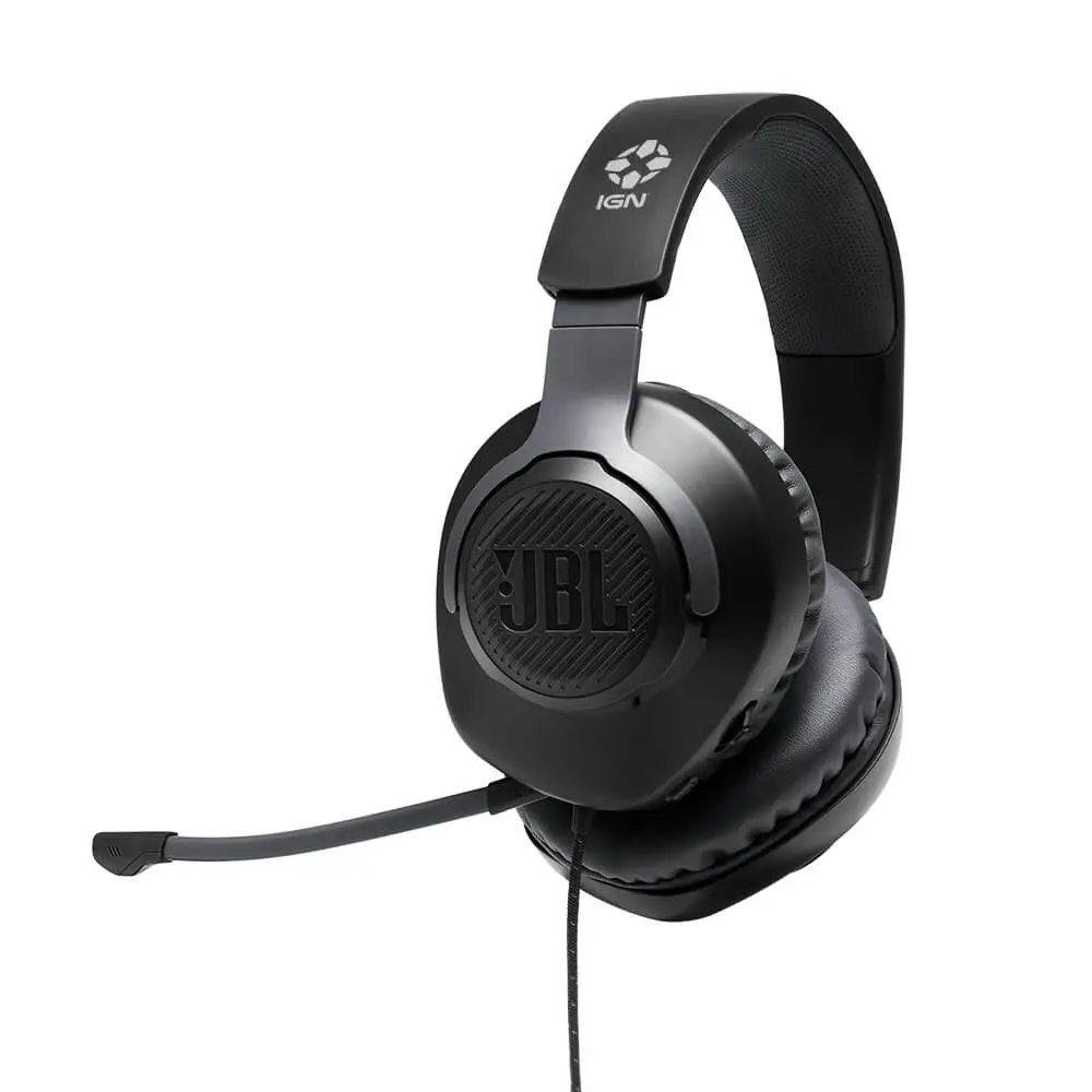 JBL Quantum 100 Wired Over-Ear Gaming Headset with Detachable Mic