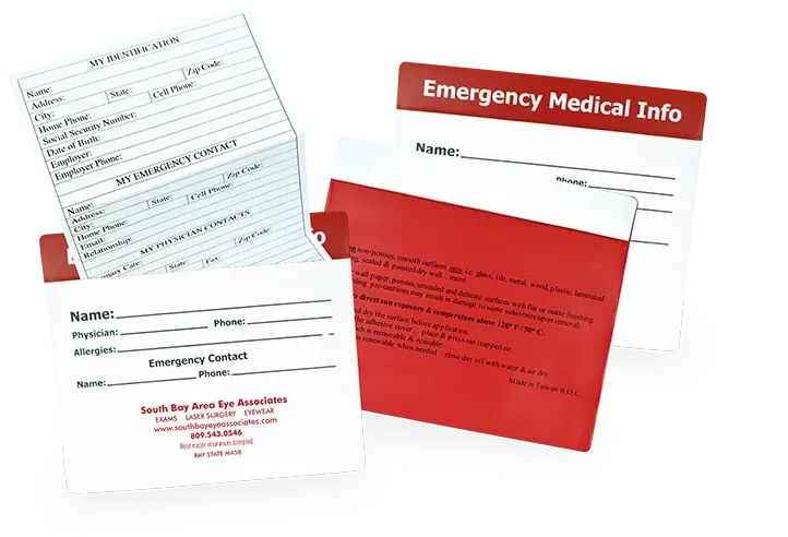 Customized Emergency Medical History Organizer