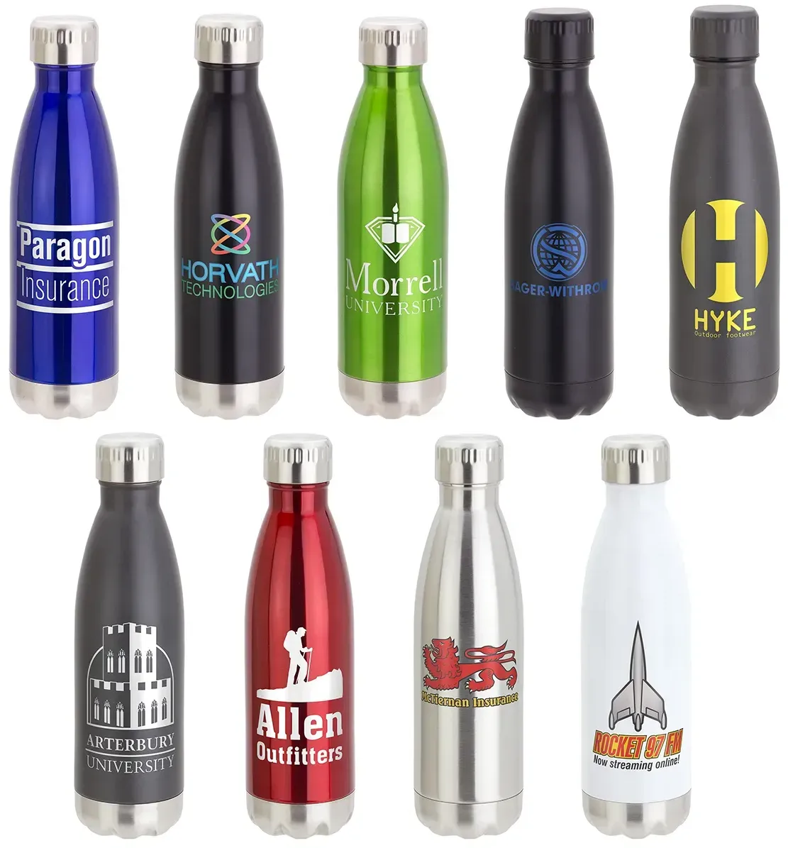 Branded 17 oz Custom Stainless Steel Bottle