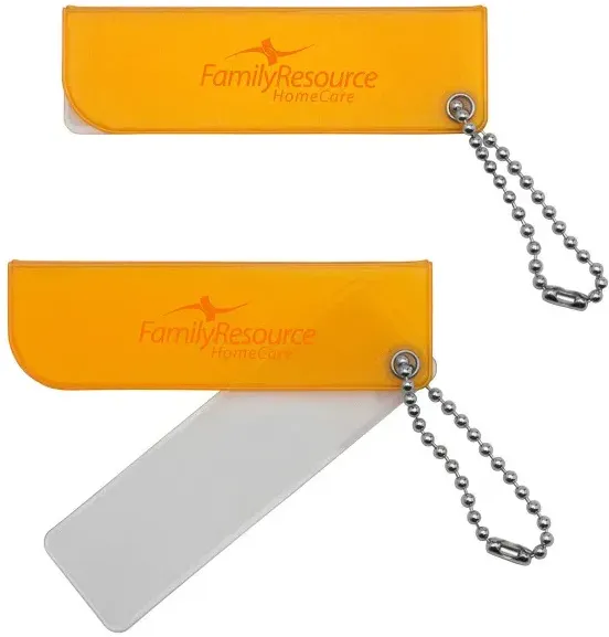 Imprinted Keytag Magnifier