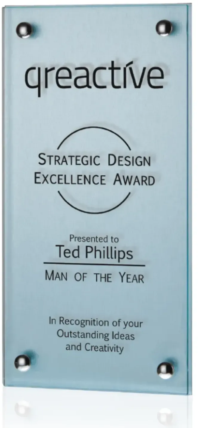 Kingston Metallic Plaque