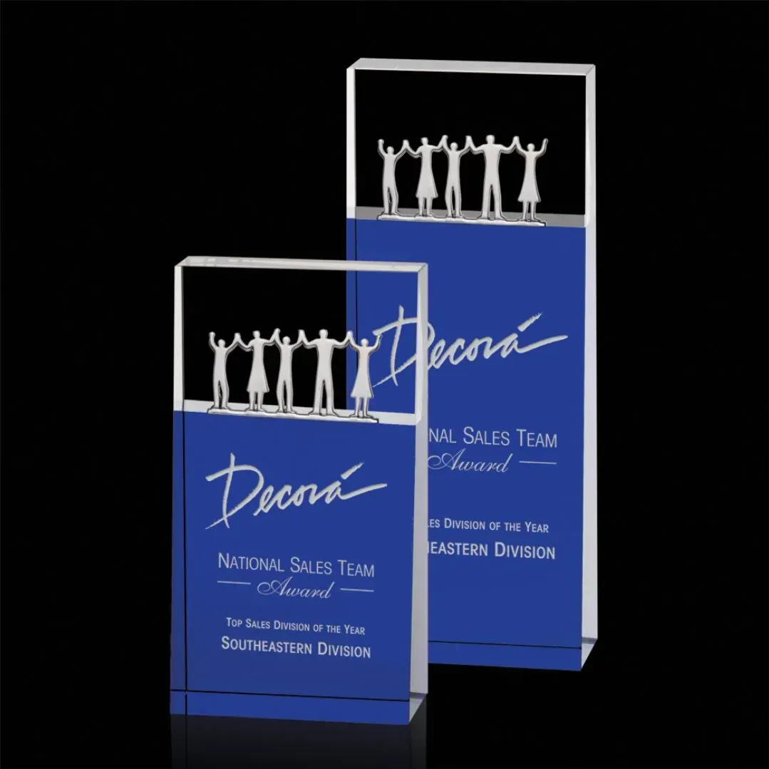 Customizable Blue Kirby Recognition Award (2 Sizes)