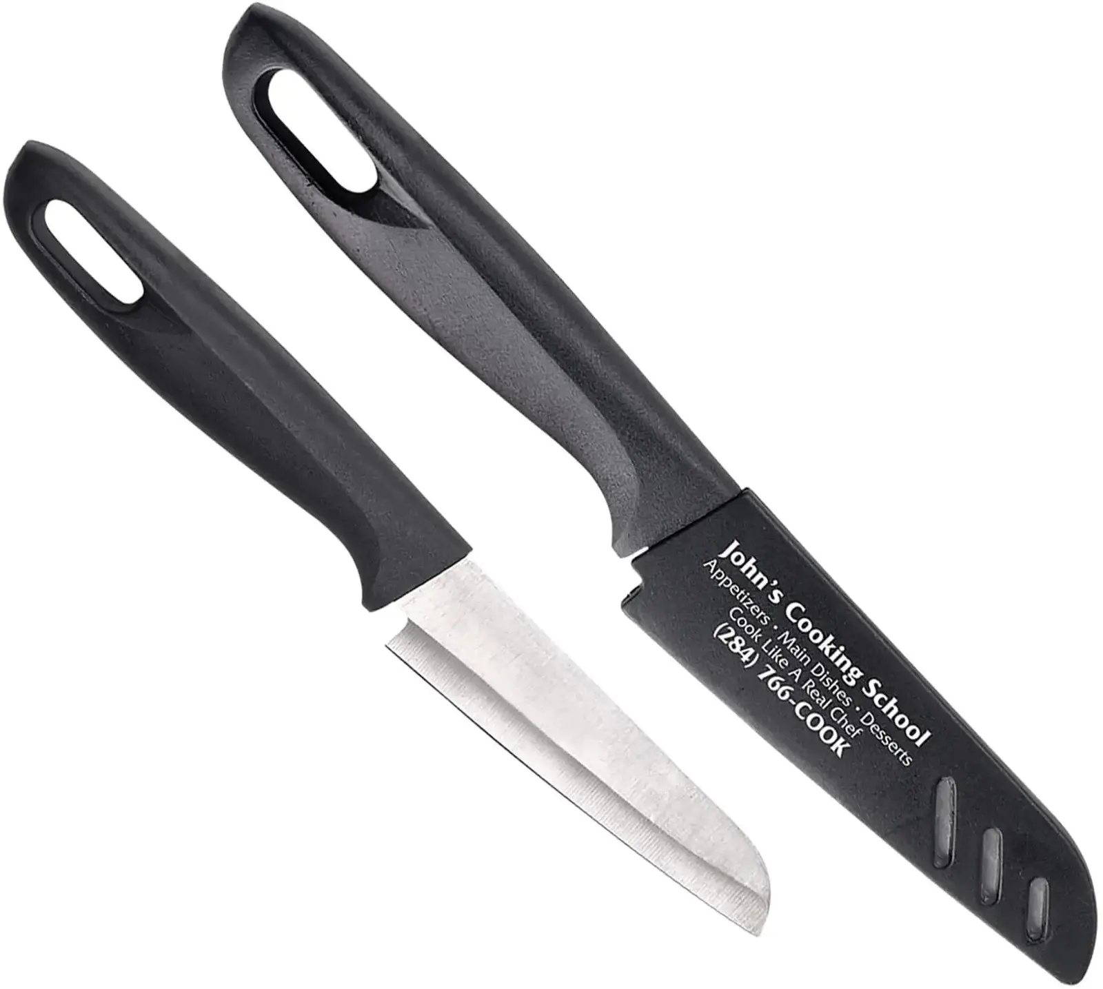 Personalized Kitchen Utility Knife with Sheath (10-Inch)