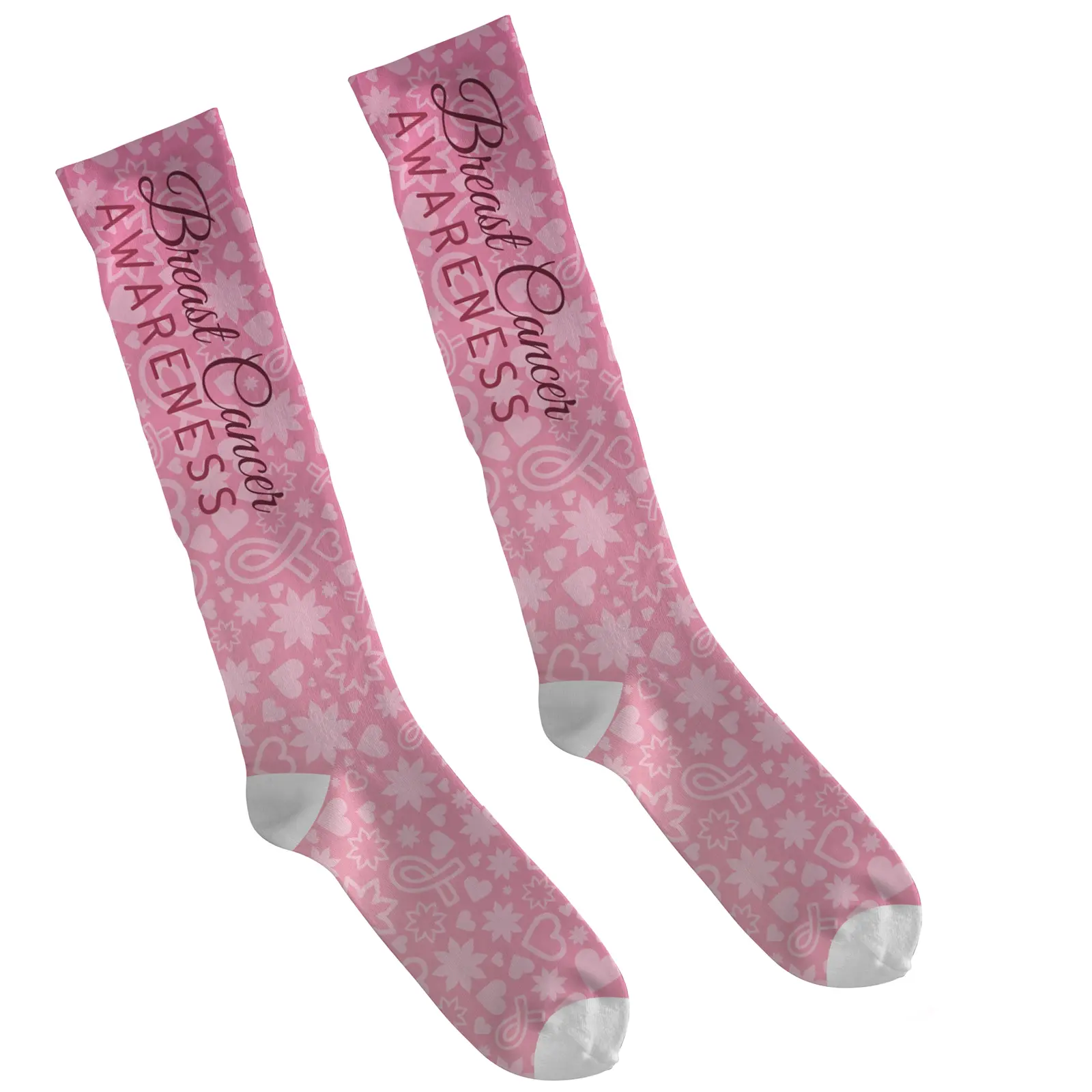 Chic Jacquard Weave Knee High Socks