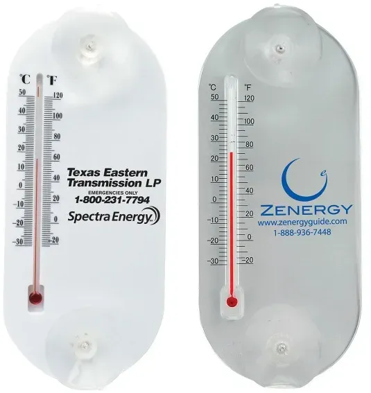 Large Acrylic Oval Temperature Gauge
