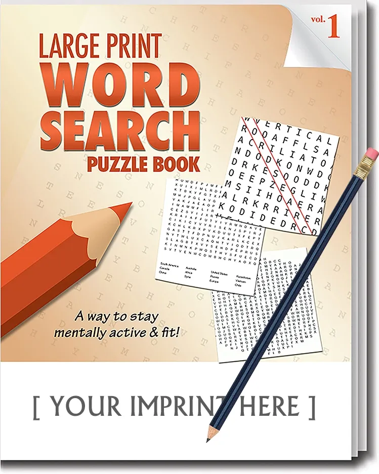 Large Print Word Search Puzzle Book - Volume 1