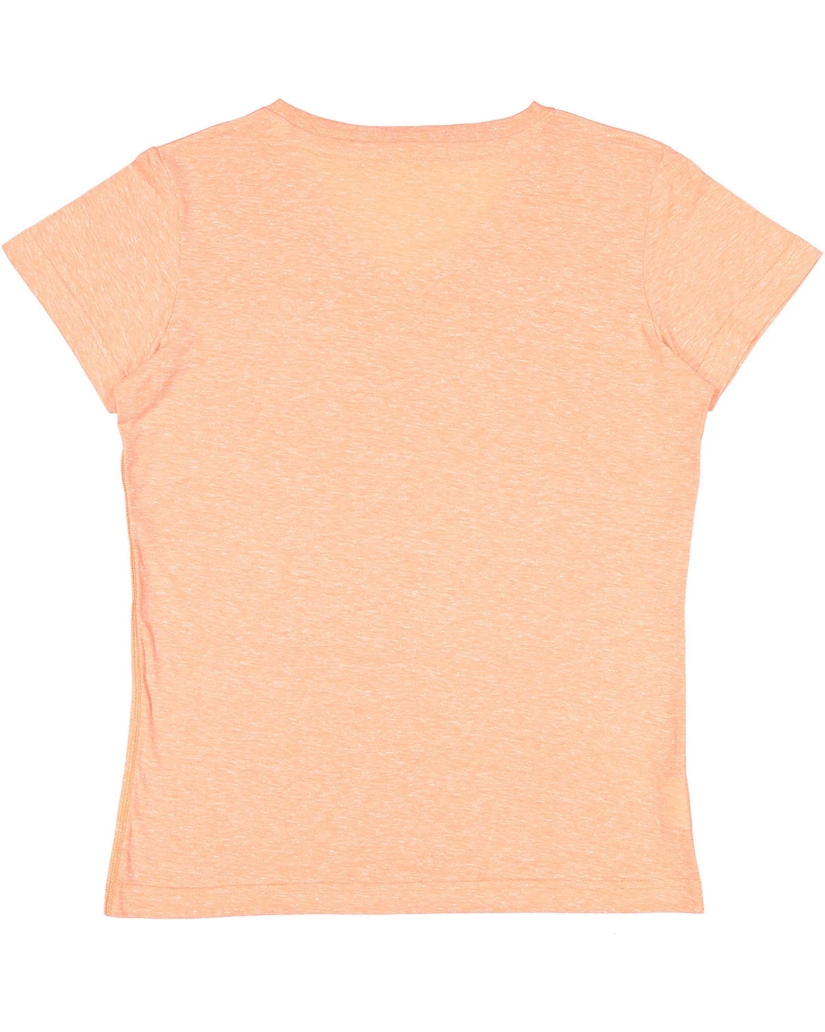 LAT Ladies' V-Neck Harborside Melange Jersey T-Shirt