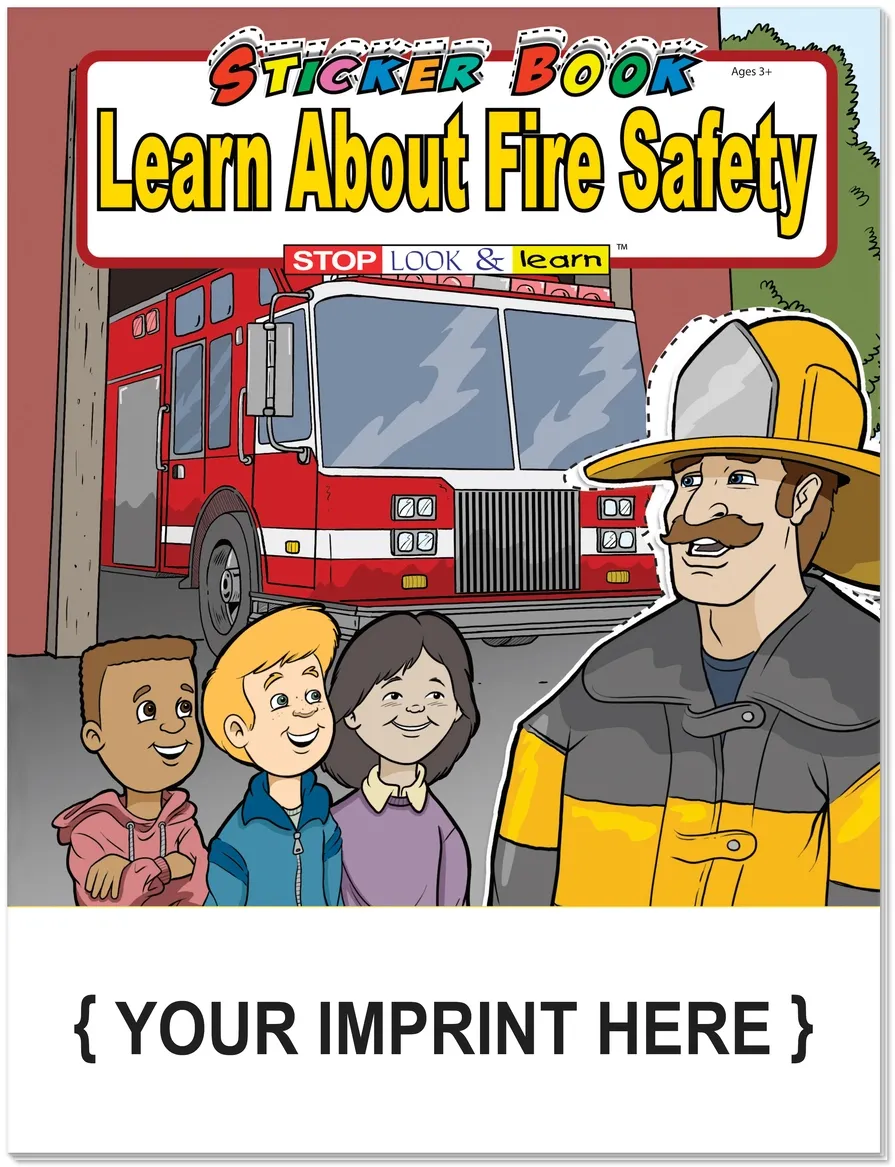 Learn About Fire Safety Sticker Book