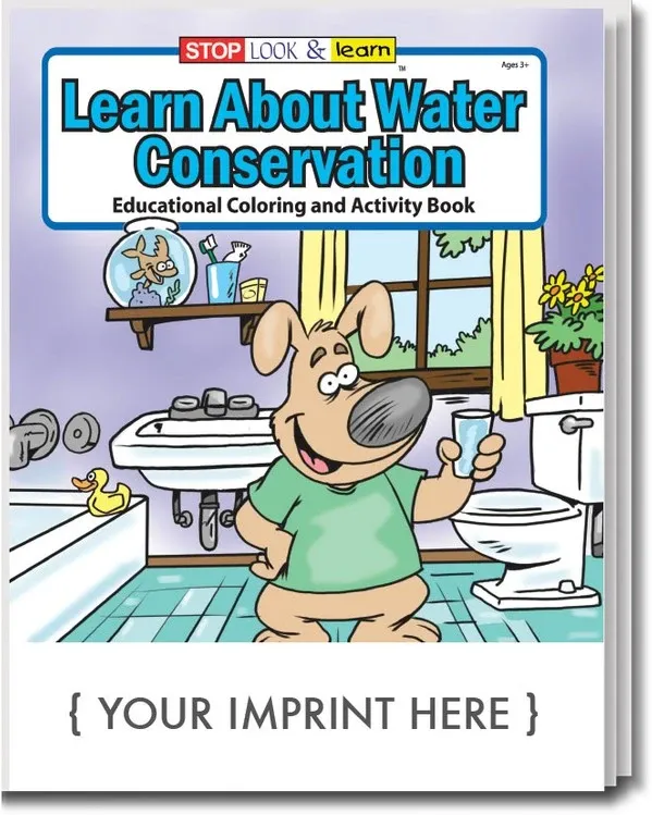 Learn About Water Conservation Coloring & Activity Book