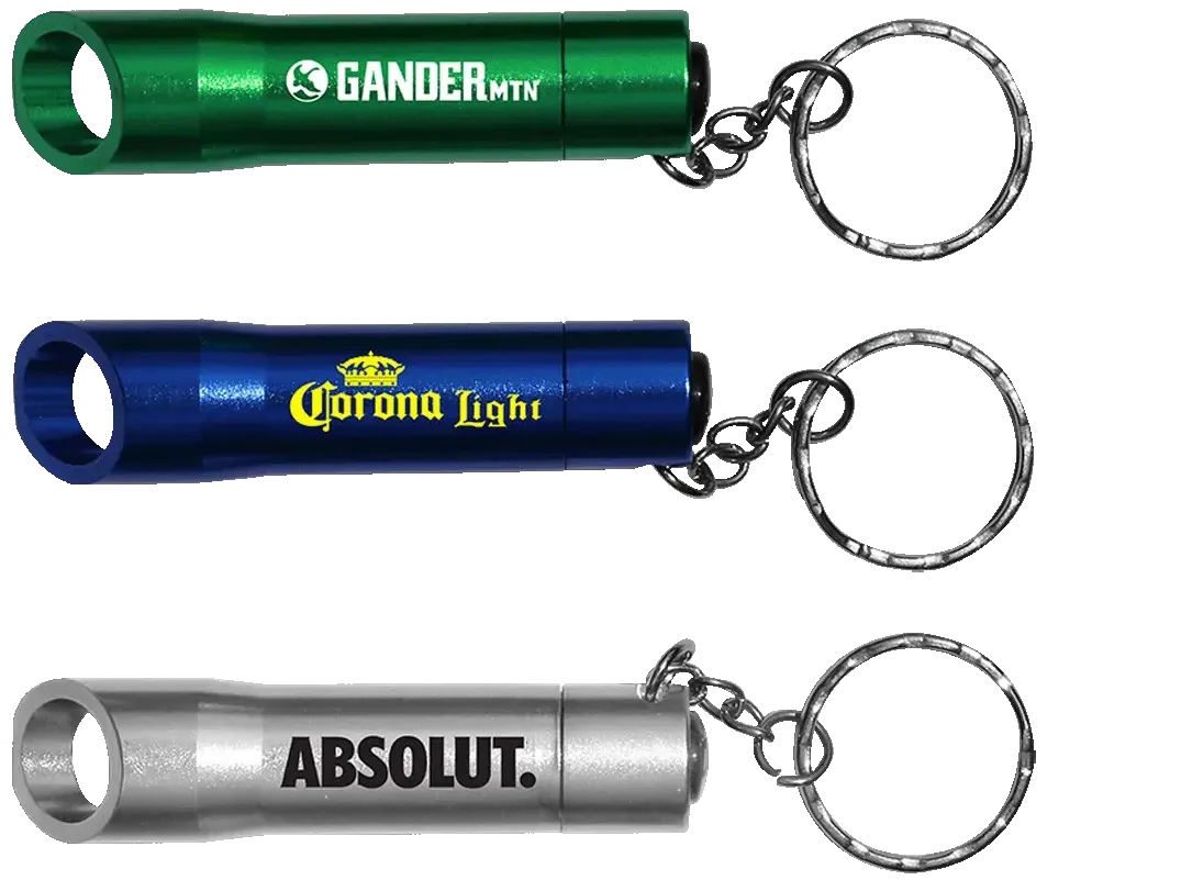 Multi-Function LED Bottle Opener Keychain