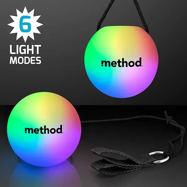 LED Poi Ball Swirling Light Toy