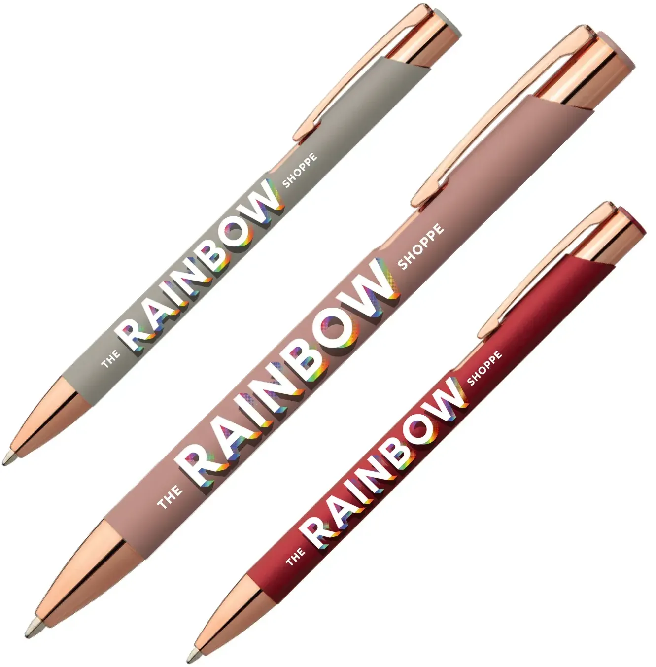 Personalized Leo Softy Rose Gold Pen - ColorJet