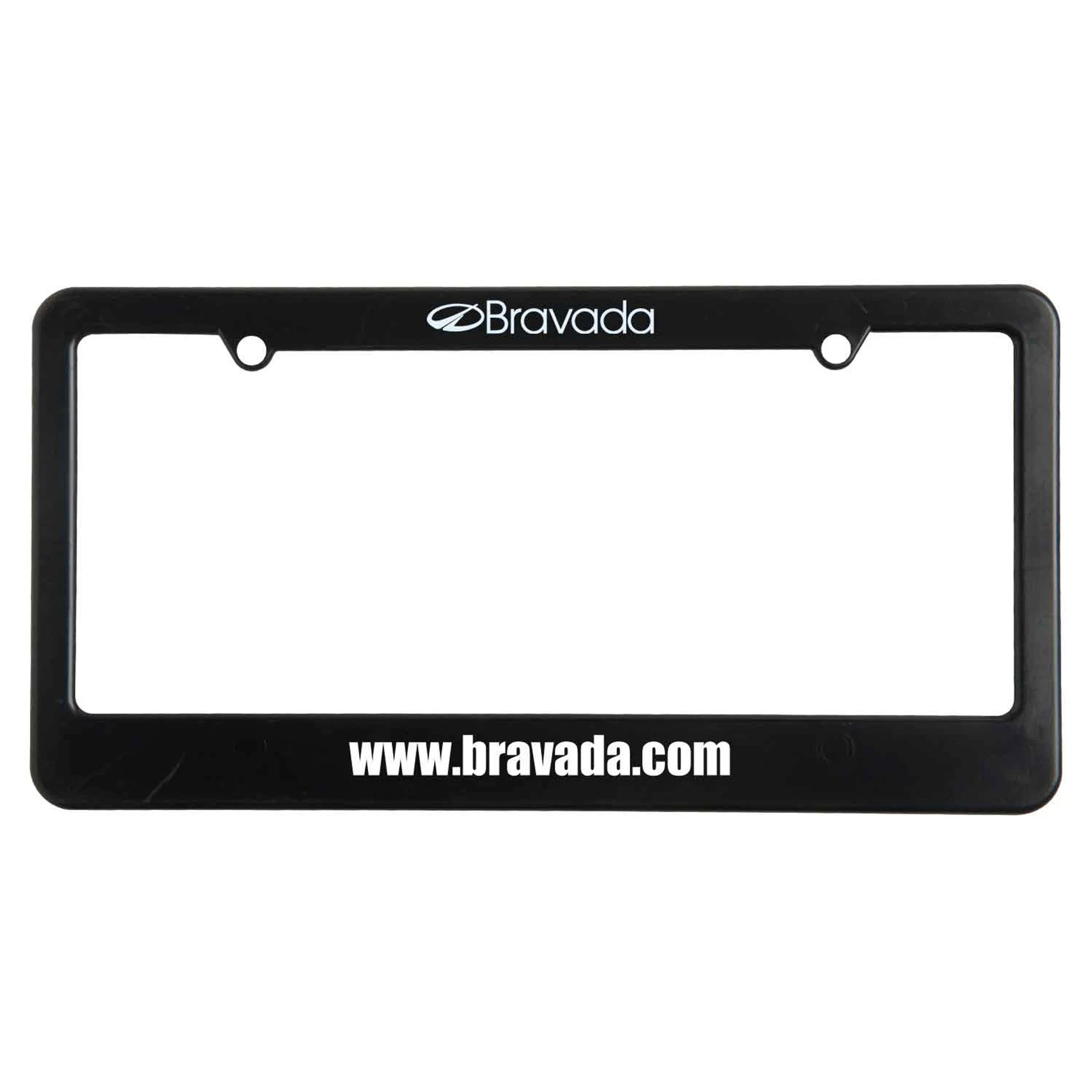 License Plate Frame: 2 Hole with Straight Bottom