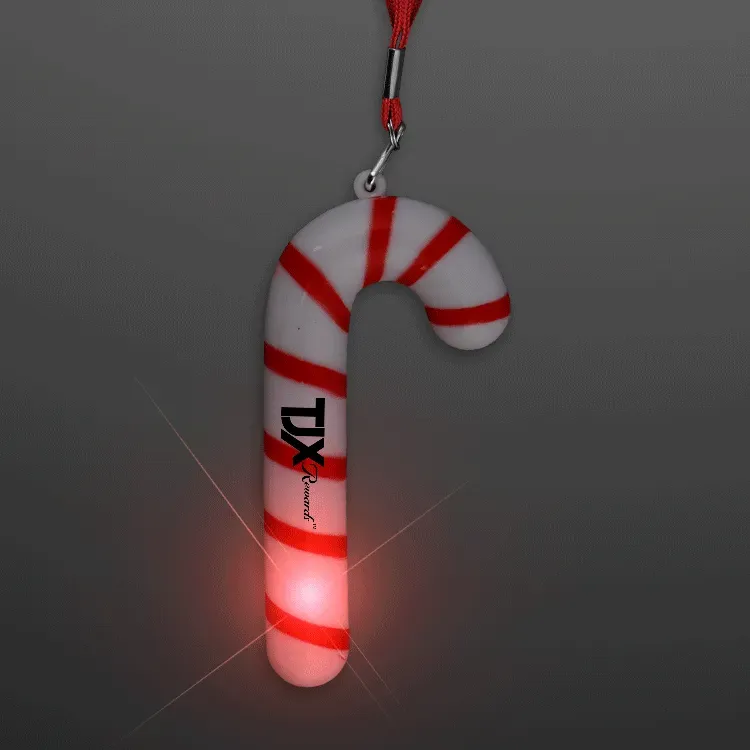 Light Up Candy Cane Necklaces