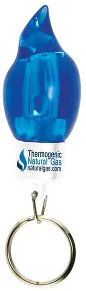 Light Up Natural Gas Flame Keytag