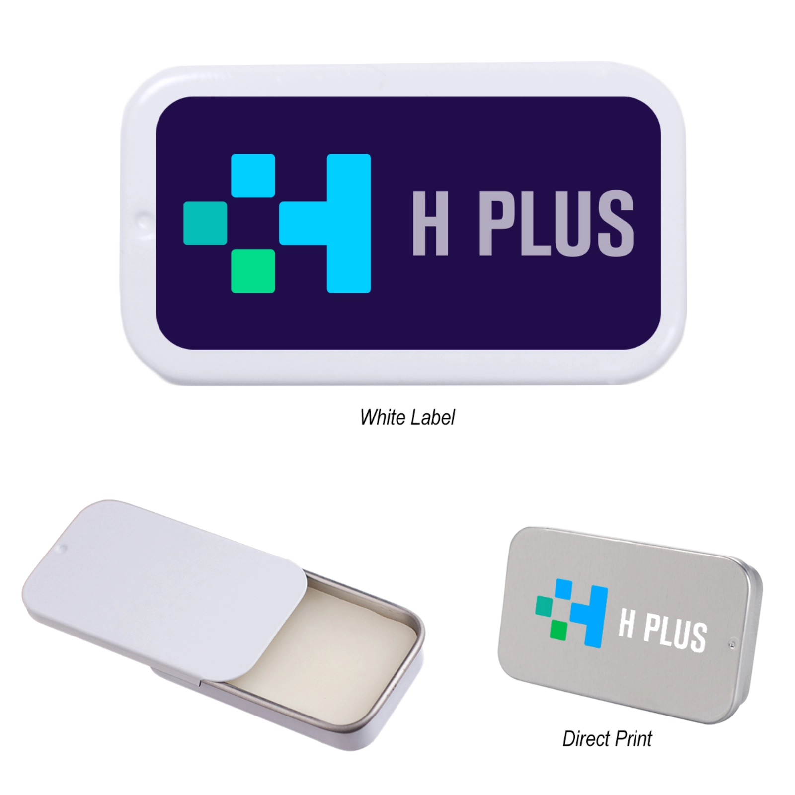 Personalized Lip Moisturizer Slider Tin