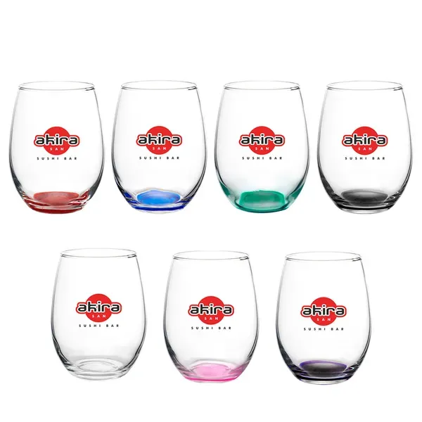 Liquid Lunch 15 oz Stemless Wine Glasses