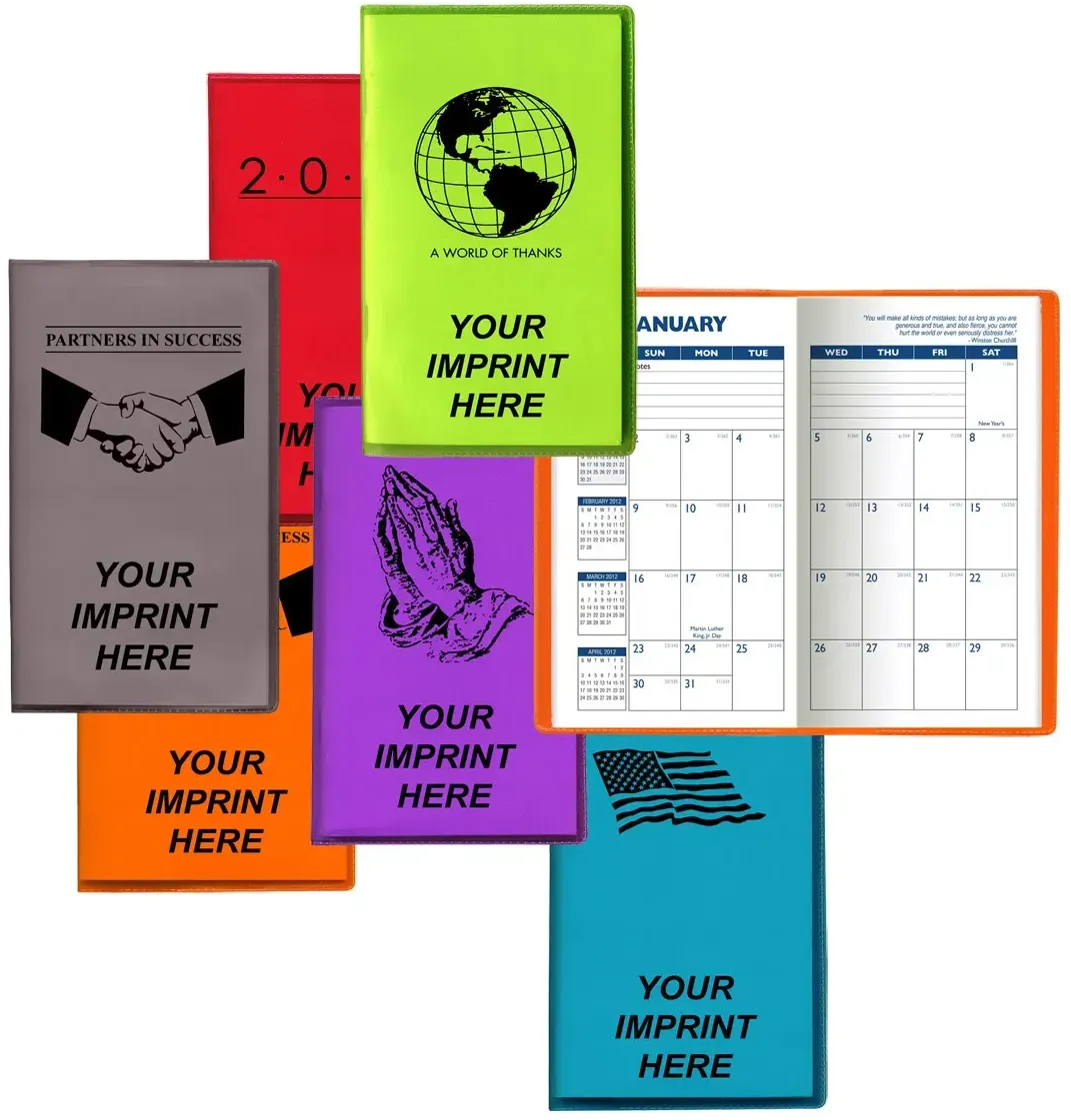 Custom Logo Planner - Translucent Vinyl Soft Cover