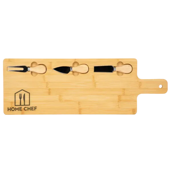 Long Charcuterie Board w/ Utensils