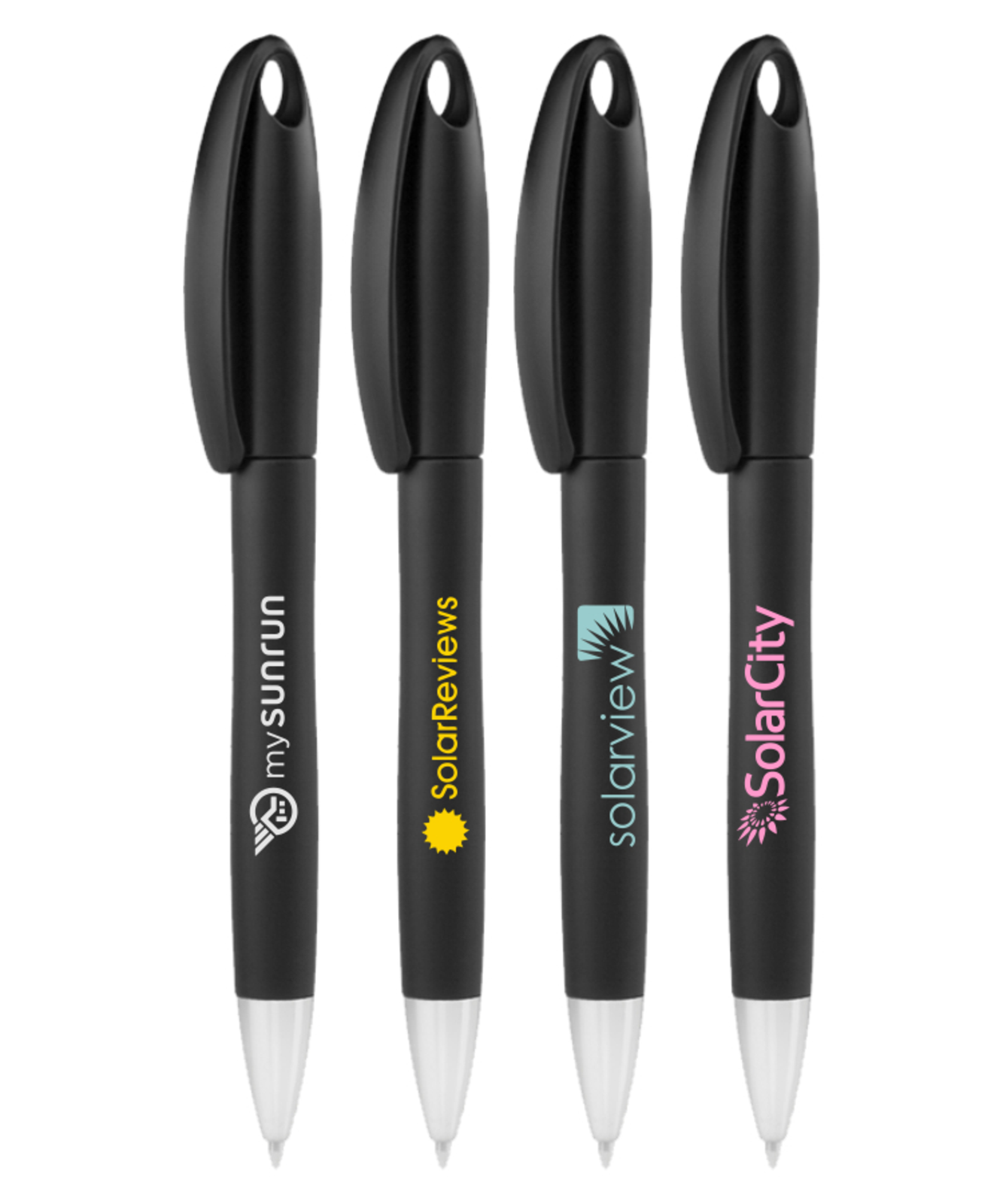 Loop-Top Ballpoint Twist Pens with Custom Print