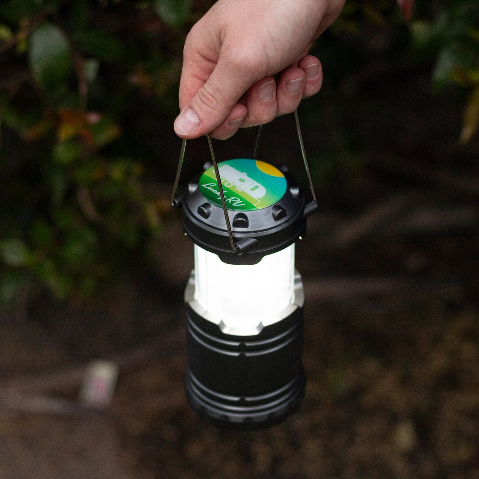 Lumens 2-in-1 Pop Up LED Flame Lantern